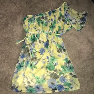 One shoulder summer dress